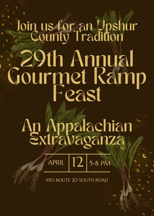 29th Annual Gourmet Ramp Feast