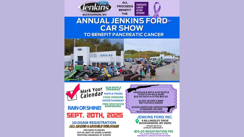 Jenkins Car Show for Pancreatic Cancer Awareness