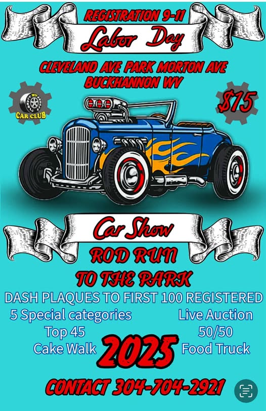 Rod Run to the Park Car Show