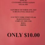 Annual Steak Fry by Shop N Save Express