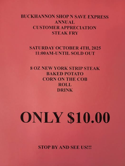 Annual Steak Fry by Shop N Save Express