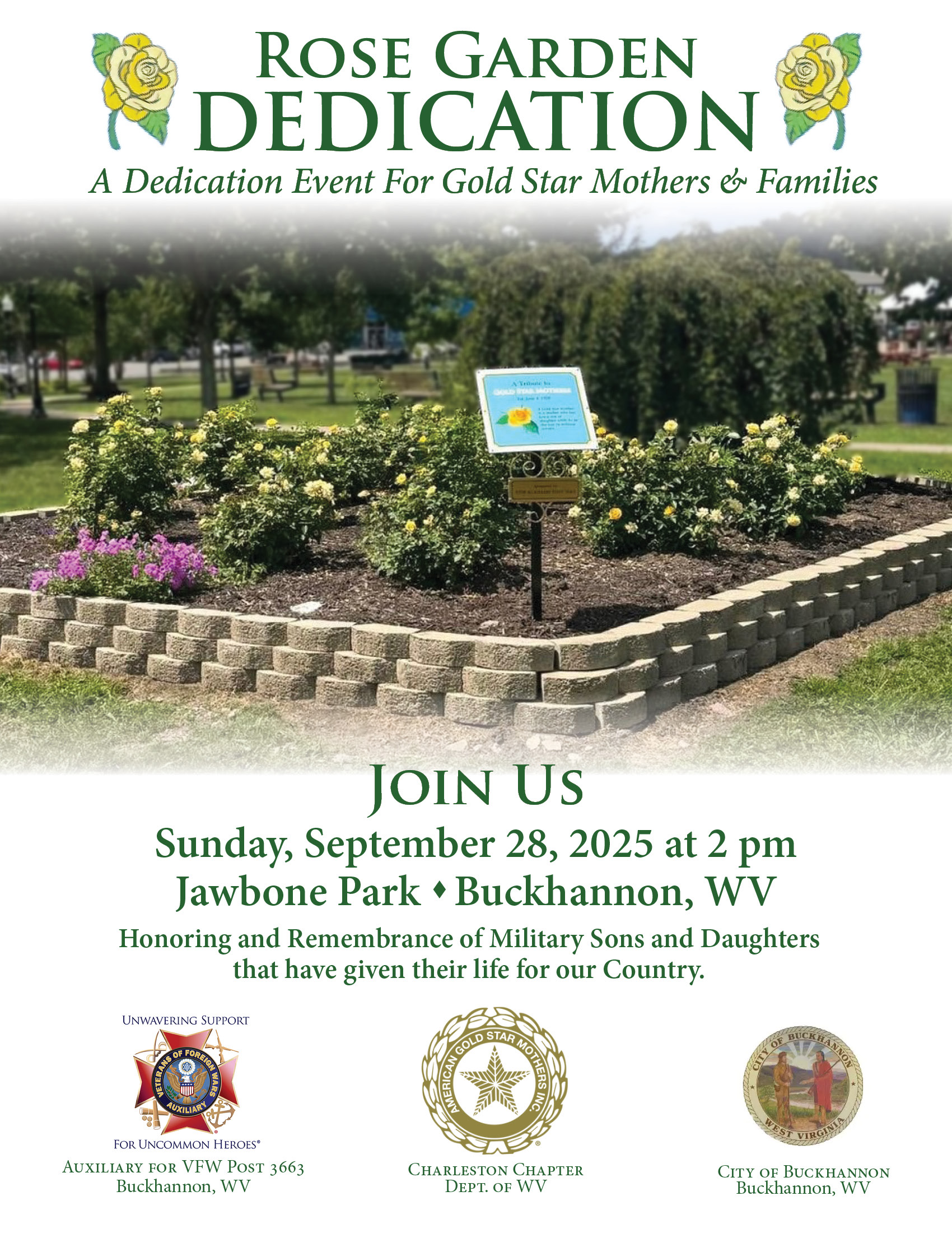 Rose Garden Dedication