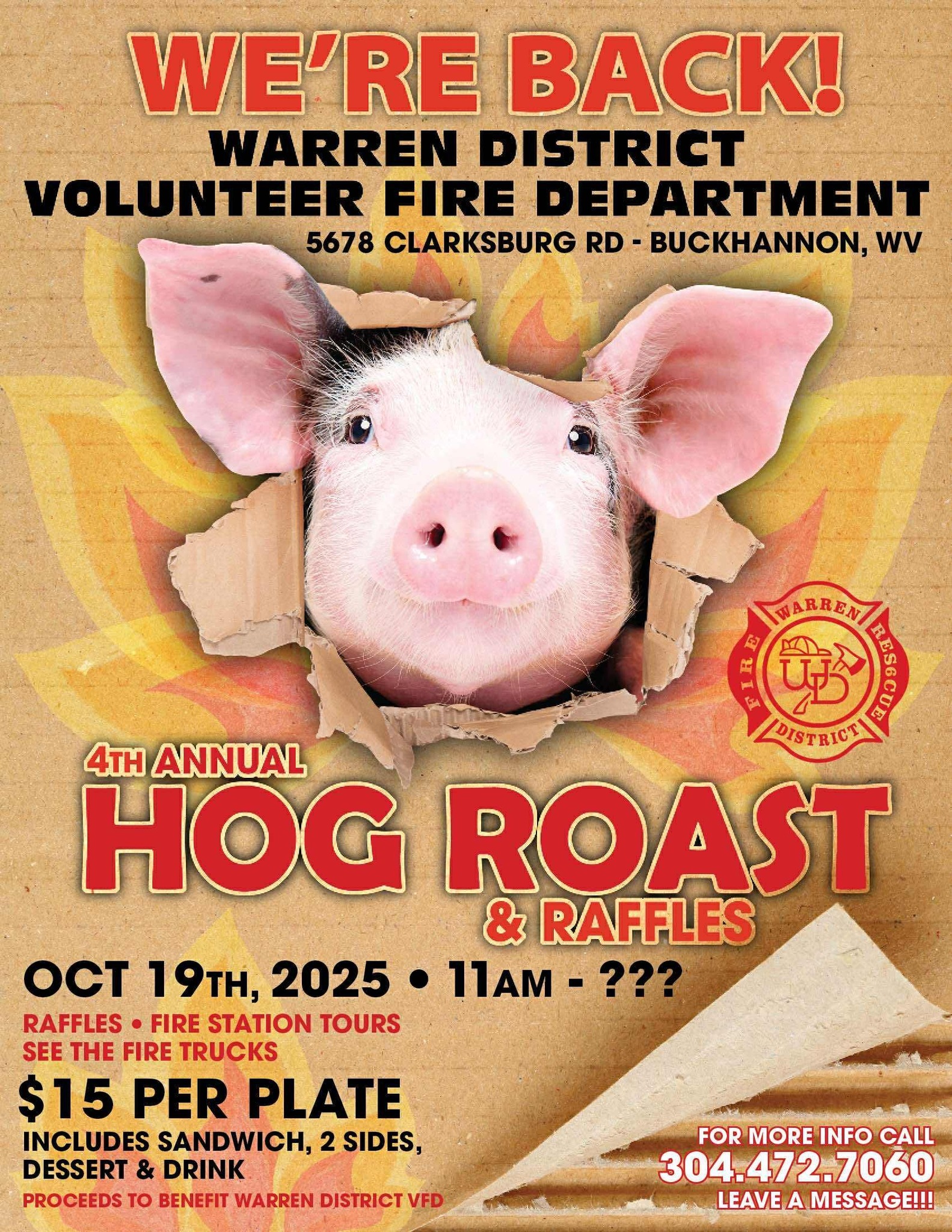 4th Annual Hog Roast & Raffle