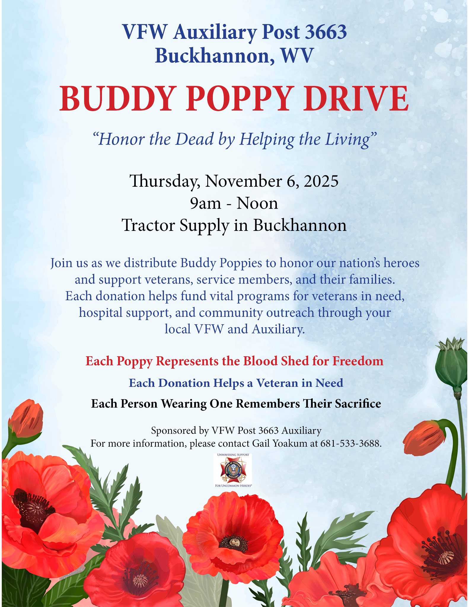Buddy Poppy Drive