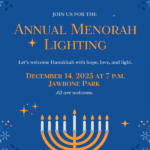 Annual Menorah Lighting